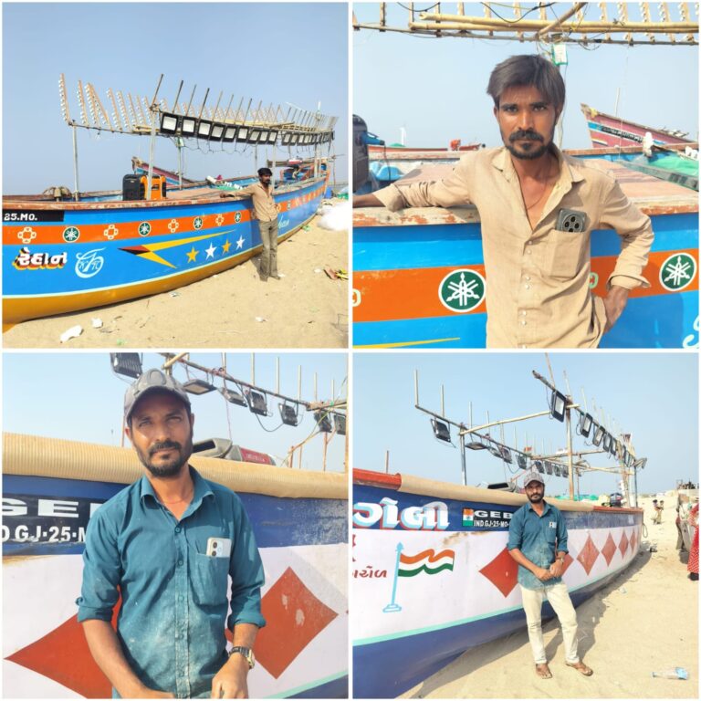 Gujarat : નવીબંદર પોલીસે ગોસાબારા સમુદ્રી વિસ્તારમાં પીલાણામાં ગેરકાયદે LED લાઈટો સાથે માછીમારી કરતા બે ટંડેલોને ઝડપી પાડ્યા