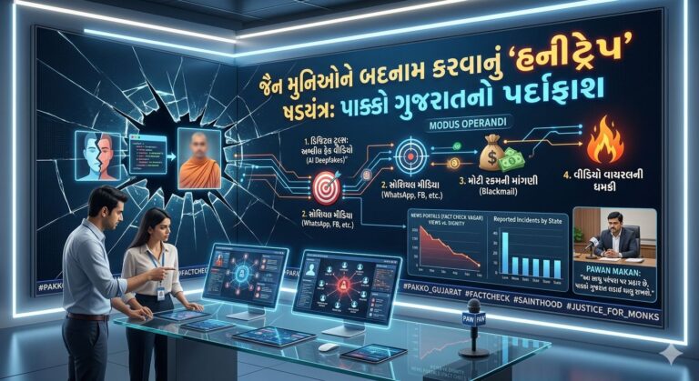 વિશેષ અહેવાલ: જૈન મુનિઓને બદનામ કરવાનું રાષ્ટ્રવ્યાપી ‘હનીટ્રેપ’ ષડયંત્ર, પાક્કો ગુજરાતનો પર્દાફાશ