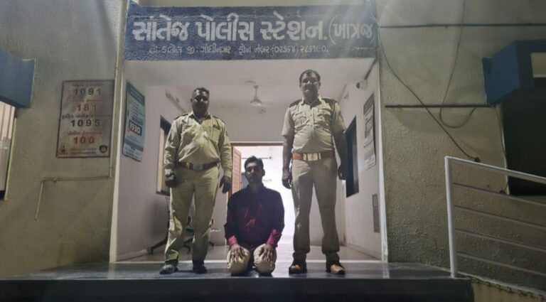 Gandhinagar : પત્રકારના સ્વાંગમાં ‘તોડબાજી’ કરતી ગેંગનો પર્દાફાશ: સાંતેજ પોલીસે એક નકલી પત્રકારને દબોચ્યો