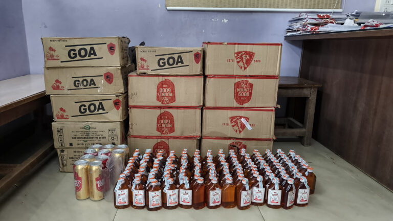 Vadodara : વાઘોડિયામાં ટુ વ્હિલર પર બીયર લઇને જતા બે શખ્સોની ધરપકડ