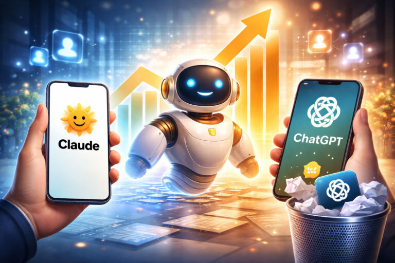 Technology : Claudeના યુઝર્સમાં 1487 ટકાનો વધારો: ChatGPTને ડિલીટ, Anthropicની લોકપ્રિયતામાં વધારો