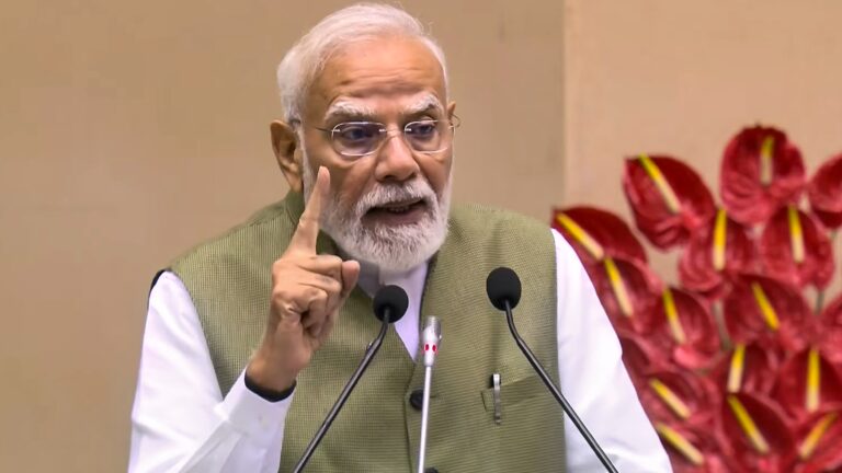 National : મોદીએ કહું કે આપણો વિકાસ ઝડપી અને ભારત એવો દેશ છે જે નિર્ધારિત સમય કરતાં વહેલાં પોતાના લક્ષ્યાંકો હાંસલ કરે છે