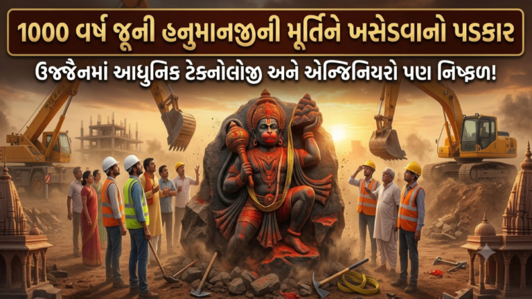 National : ઉજ્જૈનમાં મંદિર તોડાયું, પણ હનુમાનજીની મૂર્તિ ખસવાનું નામ નથી લઈ રહી… ચમત્કાર કે પછી ટેક્નિકલ પડકાર!